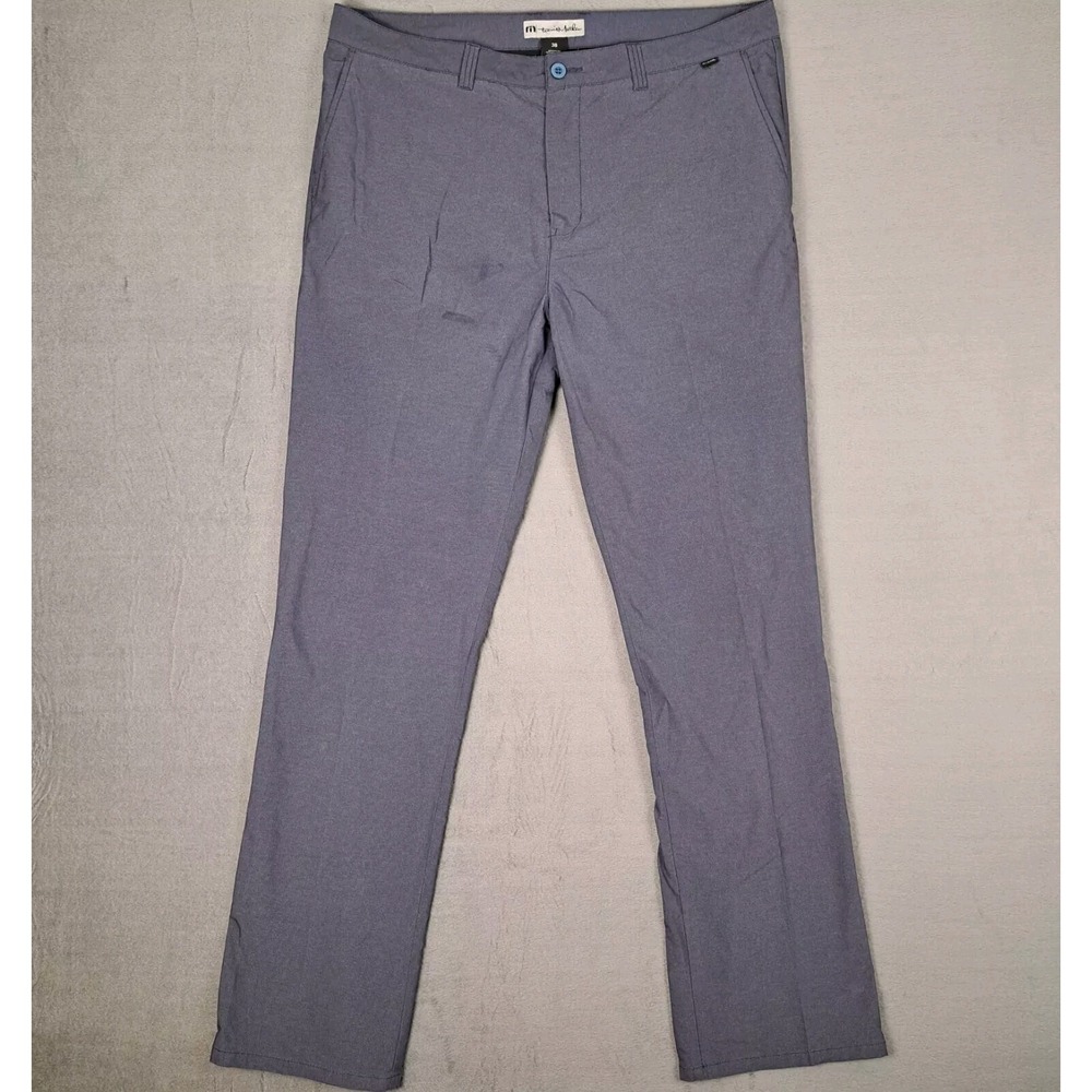 Travis Mathew‎ Open To Close Pants Mens 38x34 Lightweight Gray Performance *READ